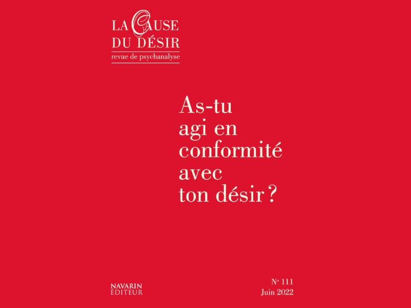 As-tu agi en conformité avec ton désir?